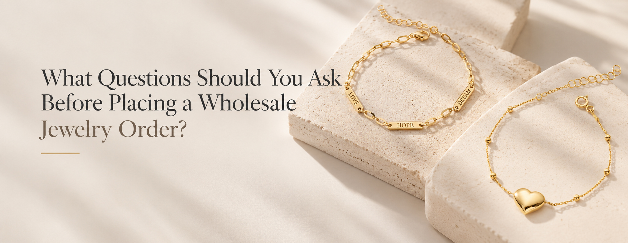 Wholesale jewelry order questions for retailers and 925 sterling silver buyers