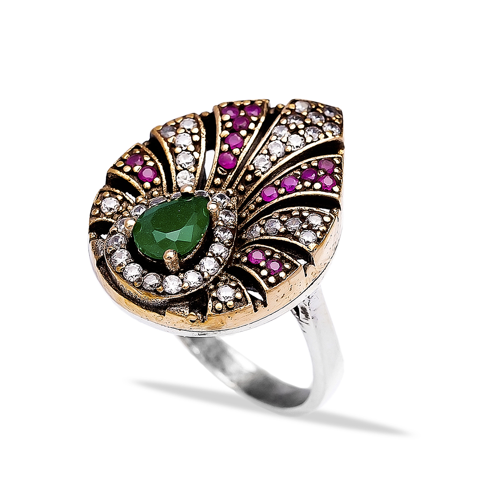 Ottoman Desing Wholesale Handcrafted Authentic Silver Ring