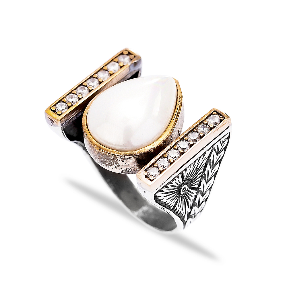 Ottoman Design Wholesale Handcrafted Authentic Silver Ring