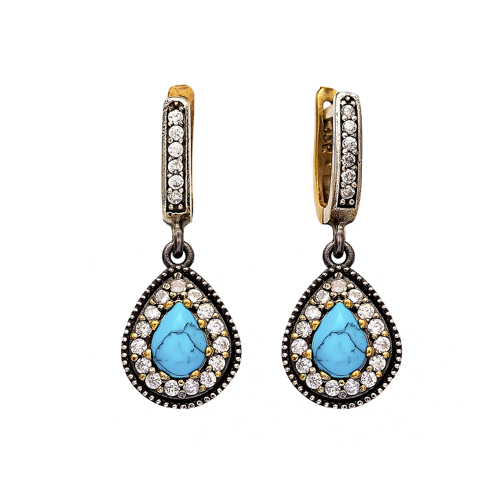 Authentic Silver Earring In Turkish Wholesale Sterling Silver Jewelry