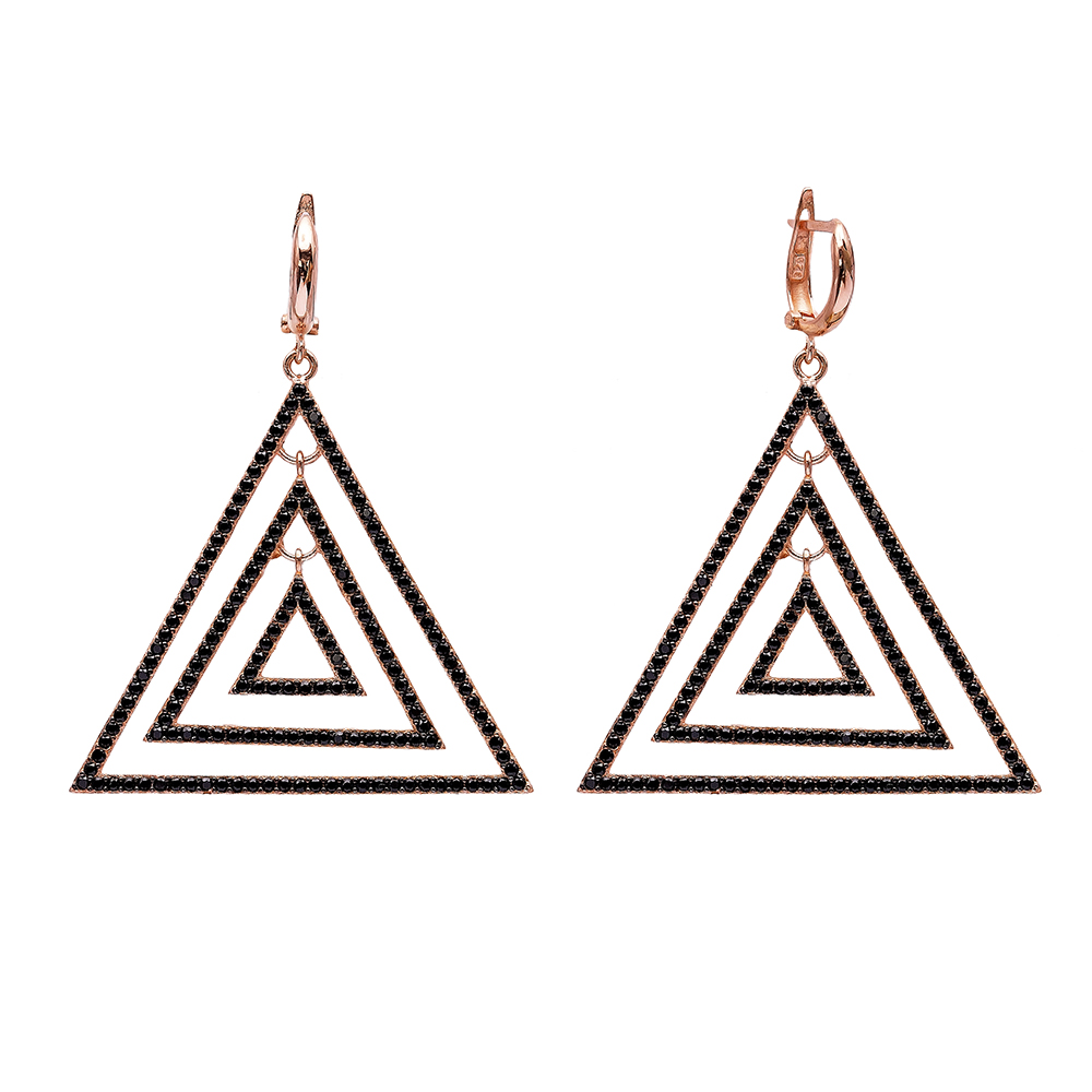 Triangle Wholesale Handmade 925 Sterling Silver Earring