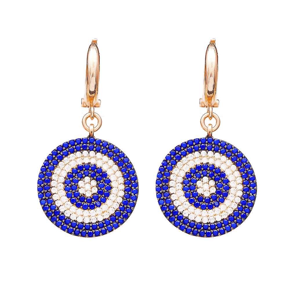 Evil Eye Earrings Turkish Wholesale 925 Sterling Silver Earring