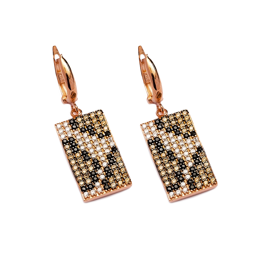 Leopard Earrings Turkish Wholesale 925 Sterling Silver Earring