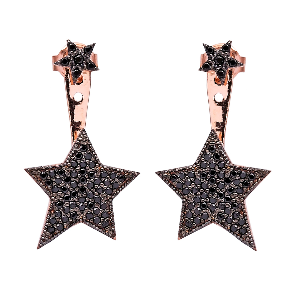 Ear Cuff Turkish Wholesale Handcrafted Star Silver Earring