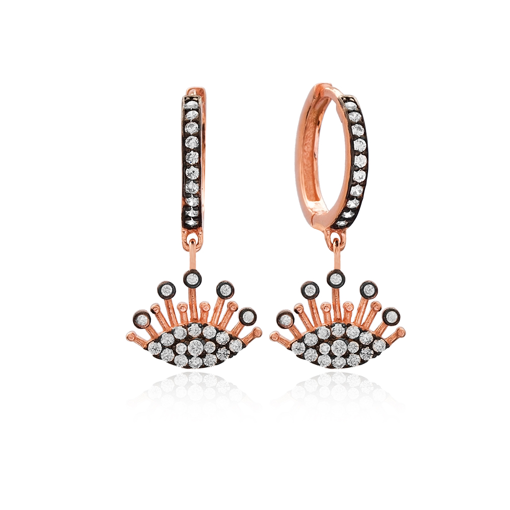 Dainty New Design Charm Turkish Wholesale Handmade 925 Sterling Silver Earrings