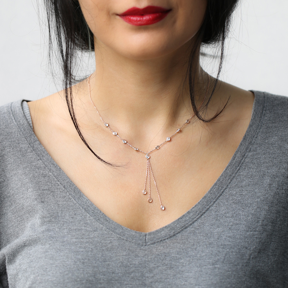 Long Necklace Design Turkish Wholesale Silver Pendant