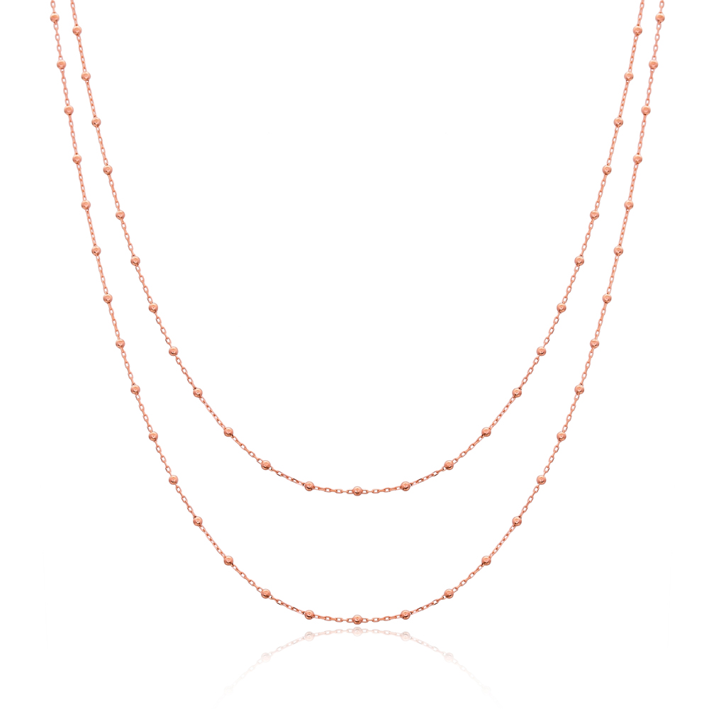 Minimalist Simple Design Turkish Wholesale Handcrafted 925 Silver Long Necklace