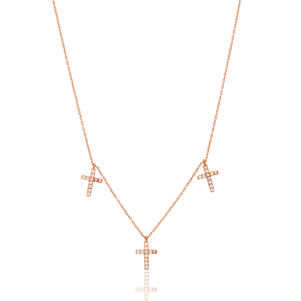 Silver Cross Design Pendant Wholesale 925 Sterling Silver Jewelry