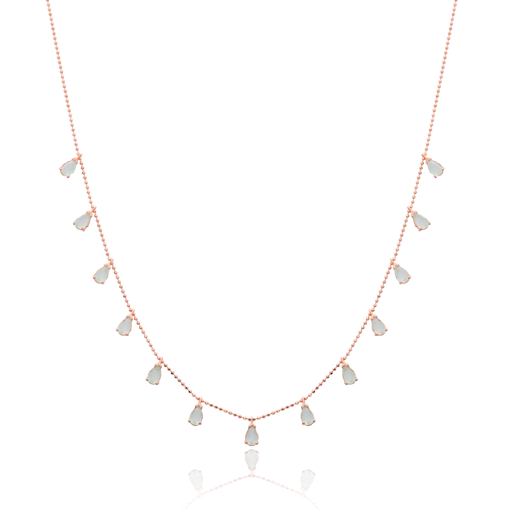 Minimalist Design Turkish Wholesale Handcrafted 925 Silver Necklace