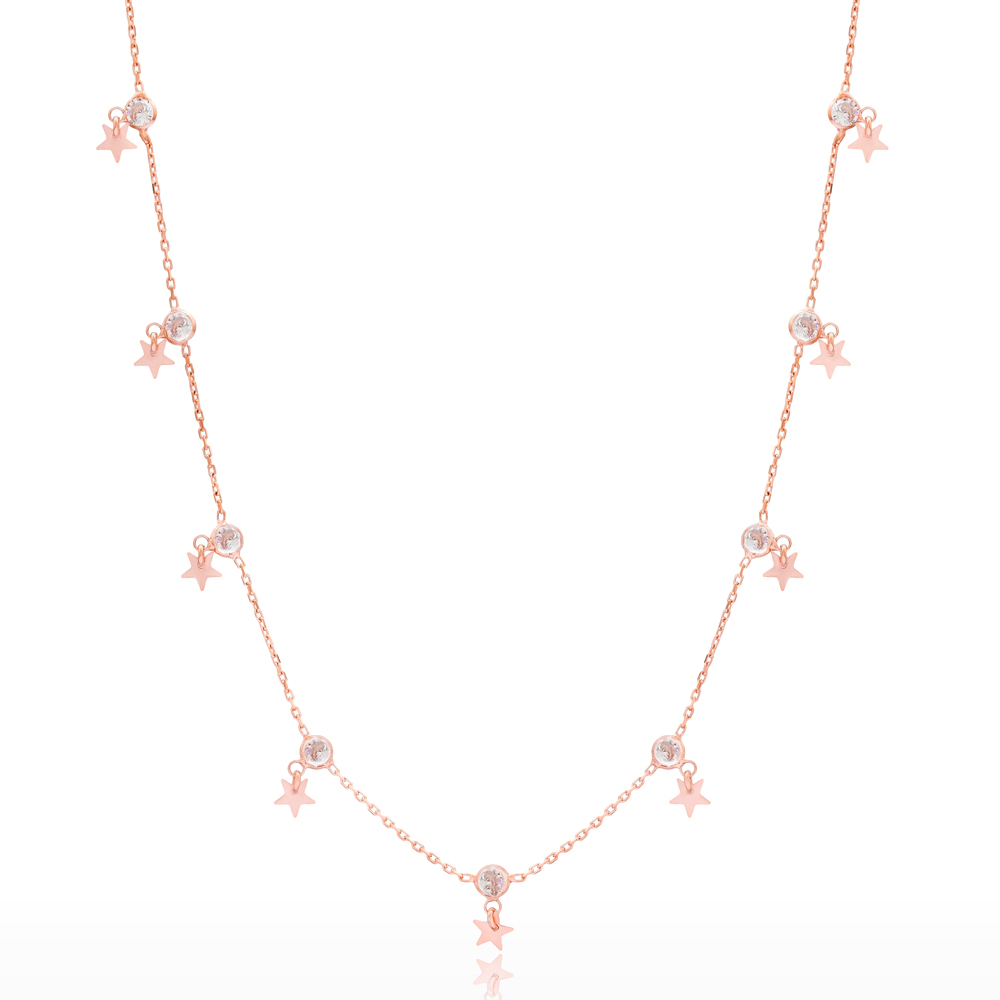 Trendy Style Star Shaker Wholesale 925 Sterling Silver Necklace