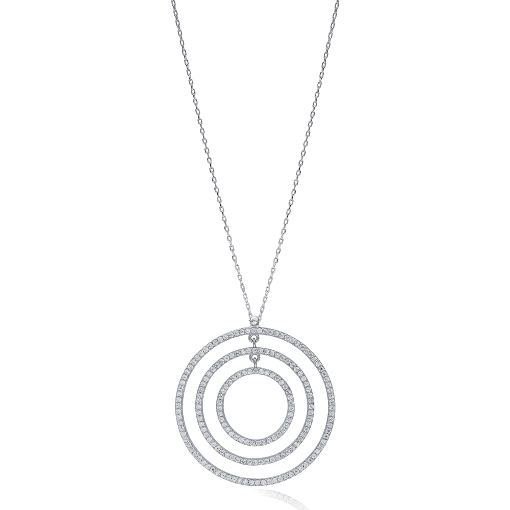 Open Circle Pendant In Turkish Wholesale 925 Sterling Silver