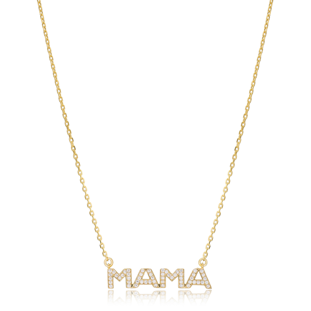 Mama Design Turkish Wholesale Handmade 925 Silver Sterling Necklace