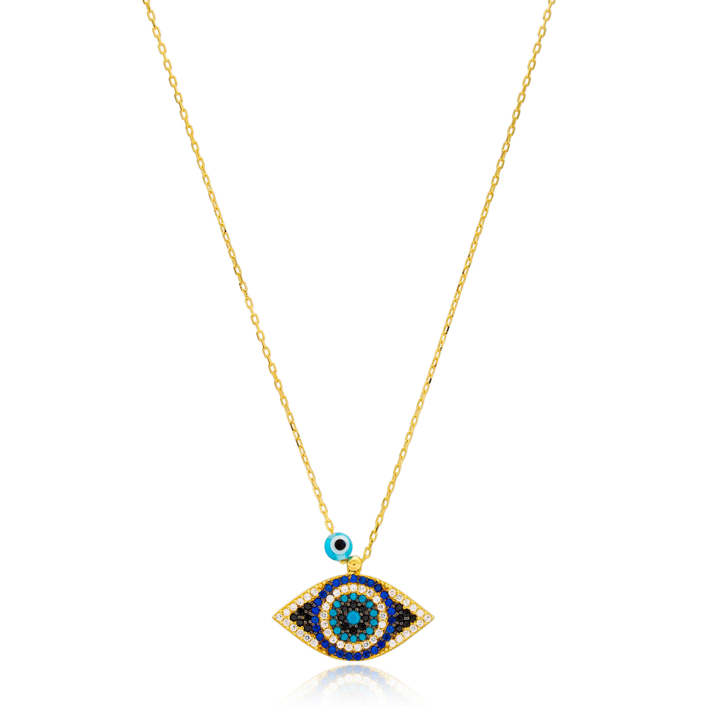 Evil Eye Necklace Wholesale Handmade 925 Silver Sterling Jewelry