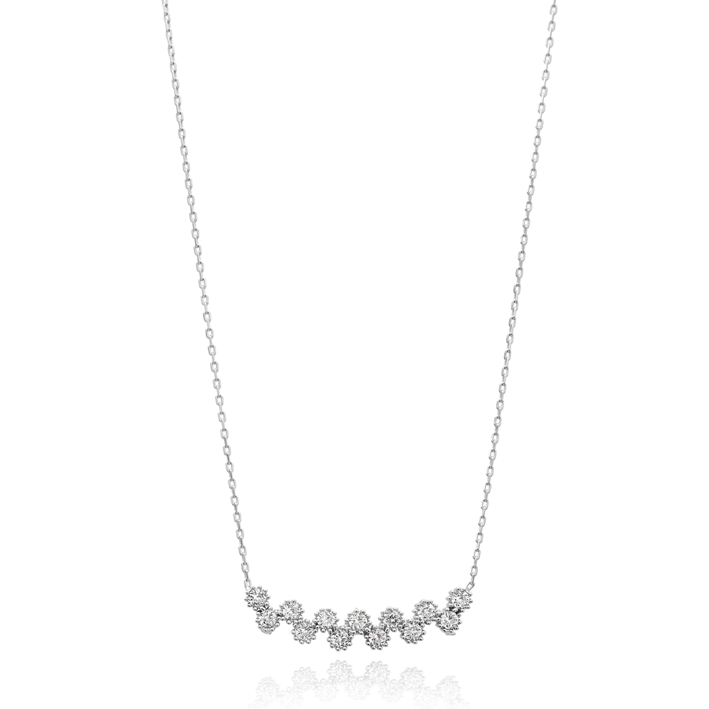 Fashion Elegant Design Wholesale Handmade 925 Silver Sterling Necklace