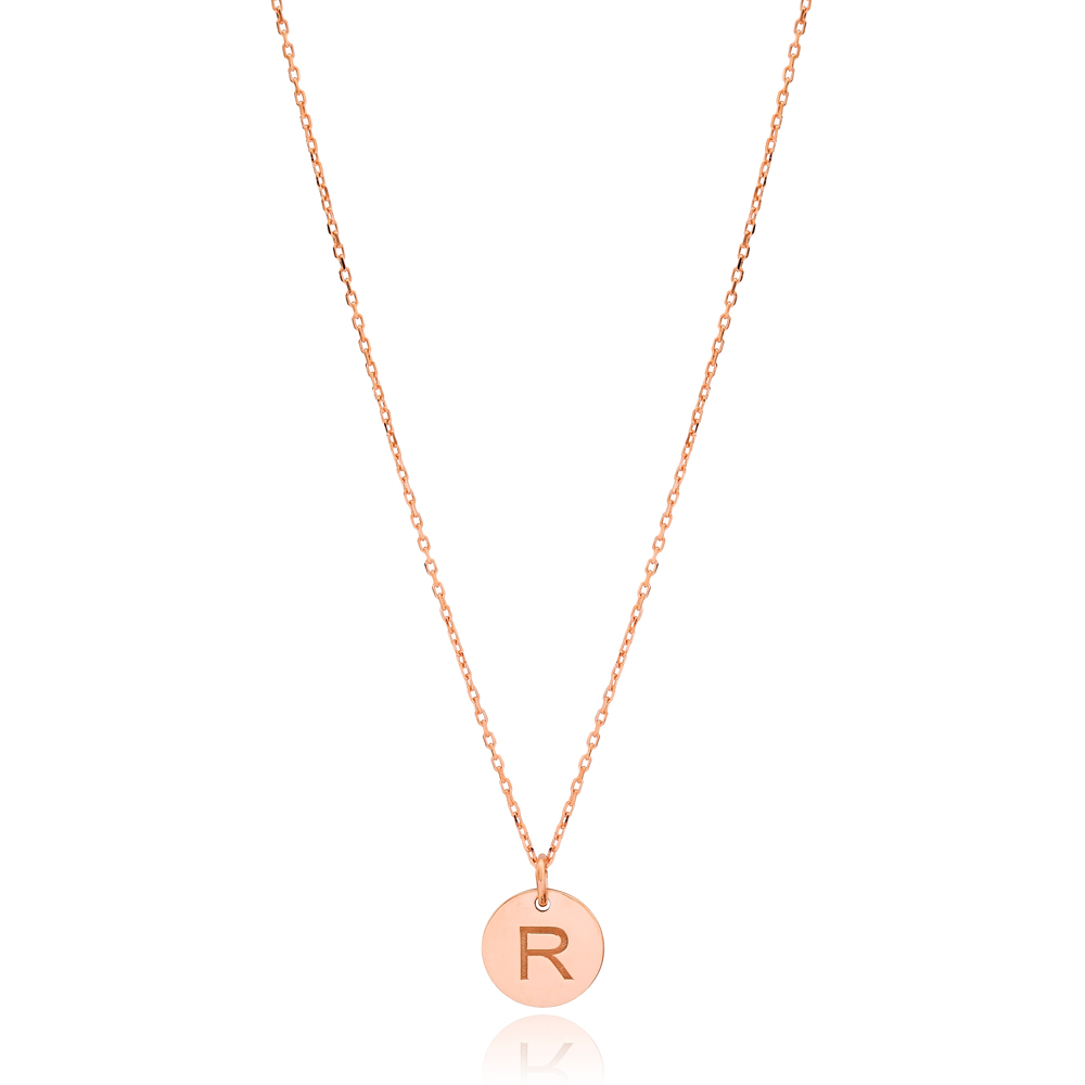 Alphabet Pendant Letter R In Turkish Wholesale 925 Sterling Silver