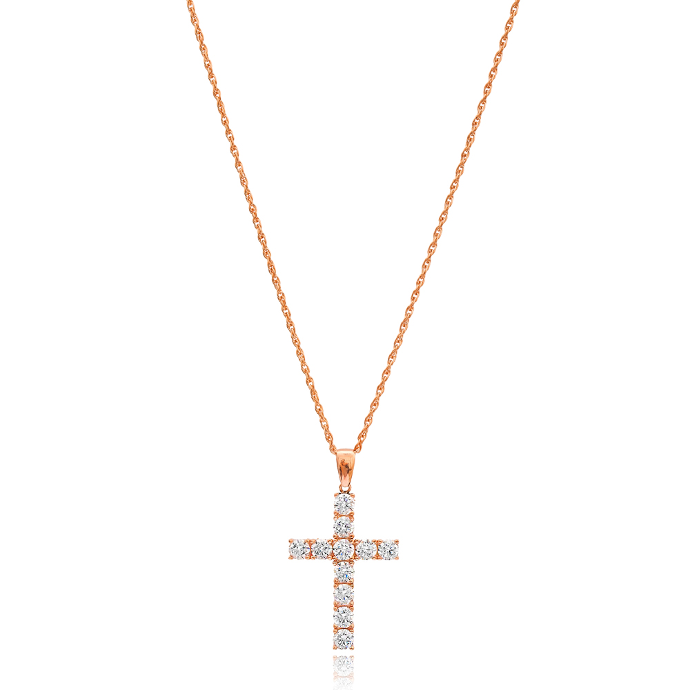 Cross Elegant Design Pendant Turkish Wholesale 925 Sterling Silver