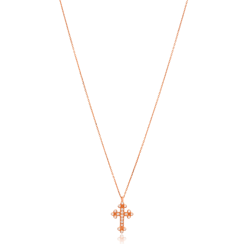 Cross Elegant Design Pendant Turkish Wholesale 925 Sterling Silver