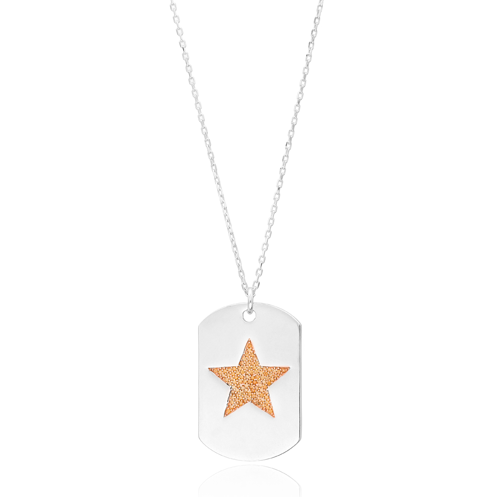 Star Design Turkish Wholesale Sterling Silver Jewelry Pendant