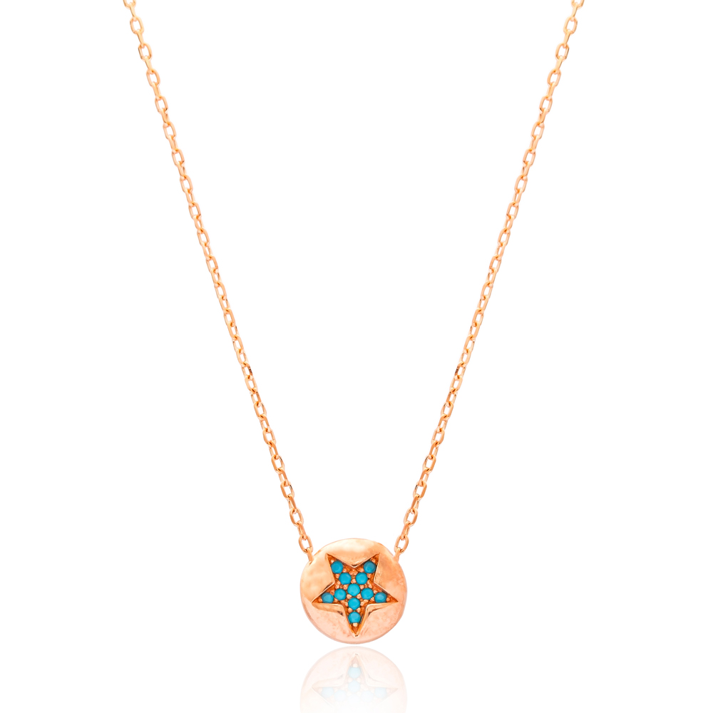 Trendy Star Design Turkish Wholesale 925 Sterling Silver Jewelry Pendant