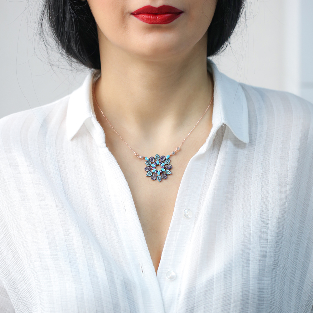 Turkey In Traditional Charm 925 Silver Pendant Wholesale Sterling