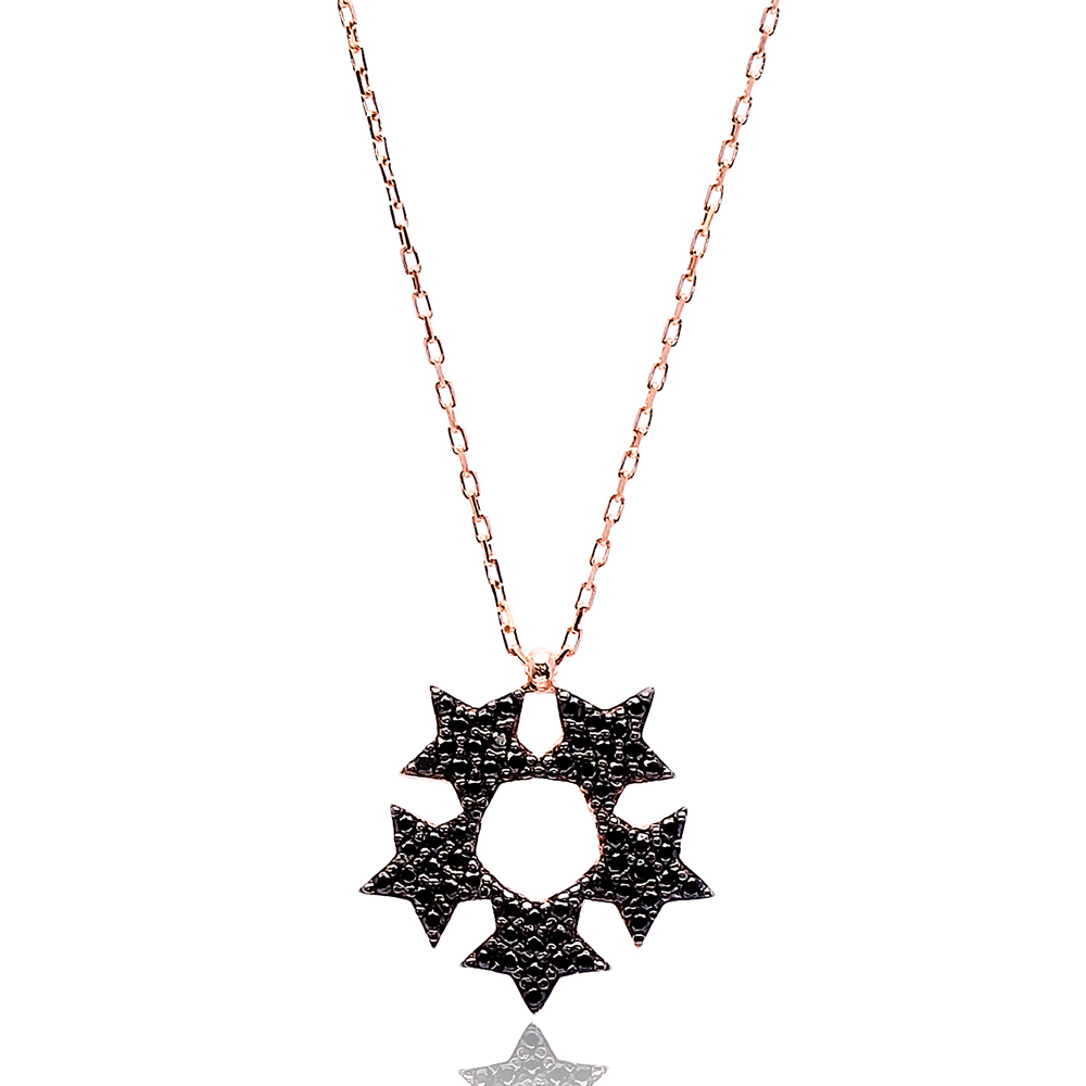 Five Star Pendant Turkish Wholesale Handmade 925 Sterling Silver