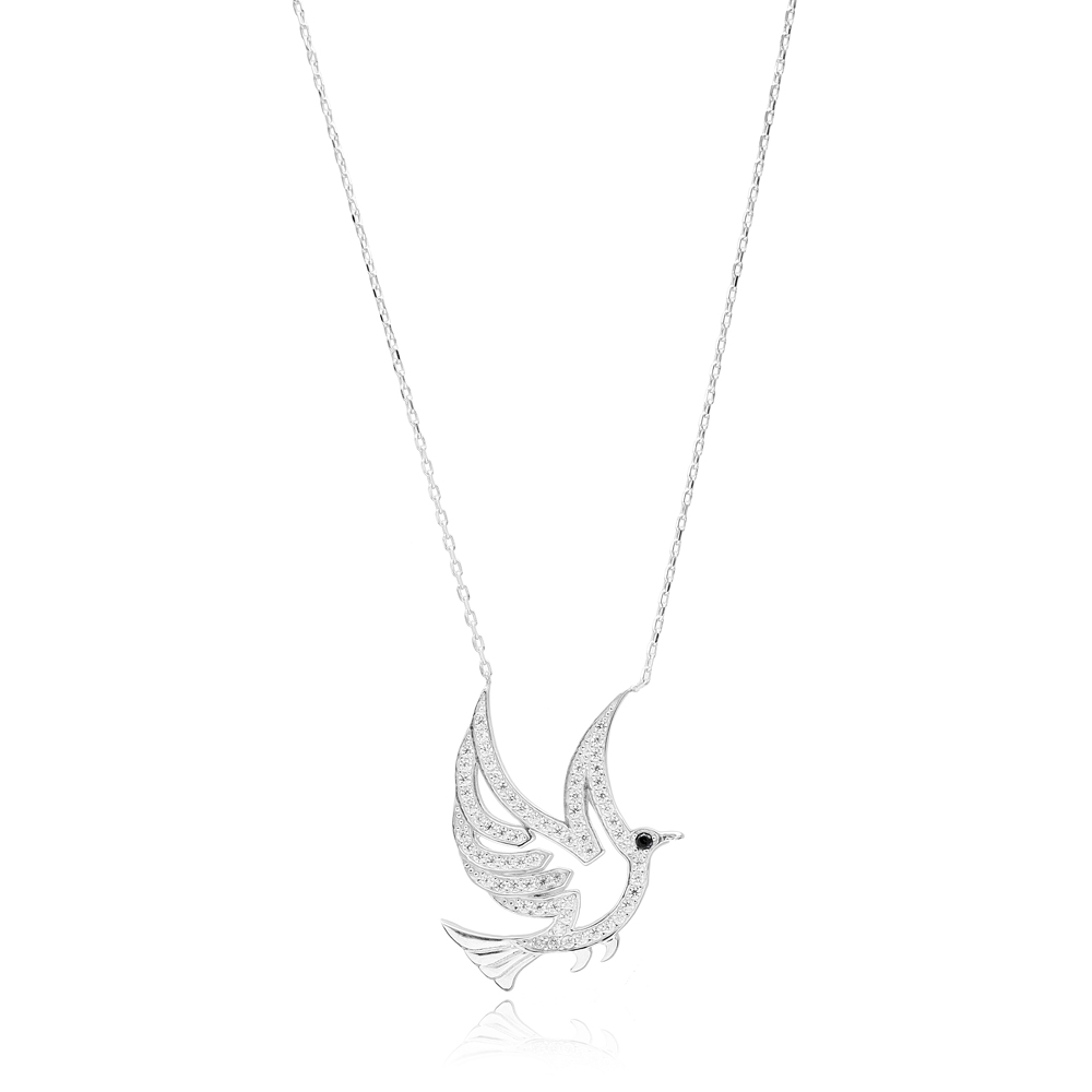 Bird DesignTurkish Wholesale Sterling Silver Pendant