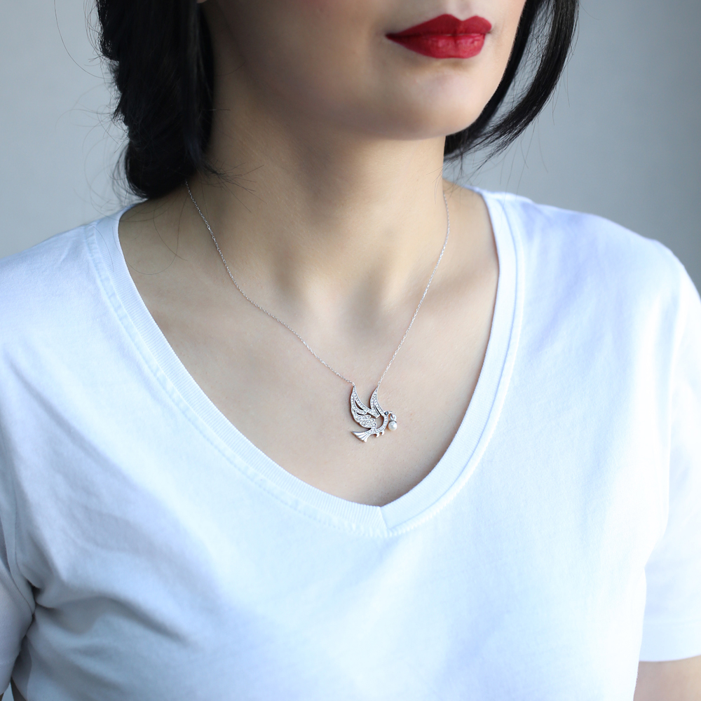 Bird DesignTurkish Wholesale 925 Sterling Silver Pendant