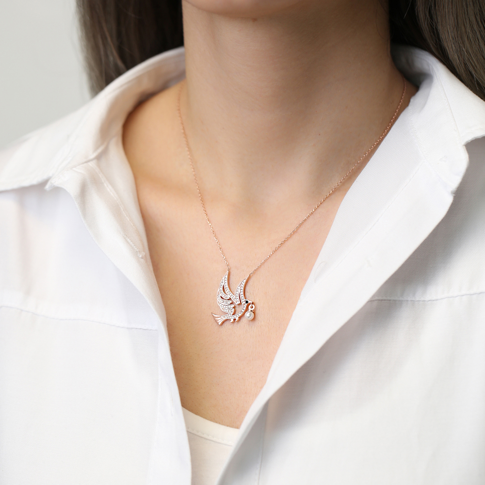 Bird DesignTurkish Wholesale Sterling Silver Pendant