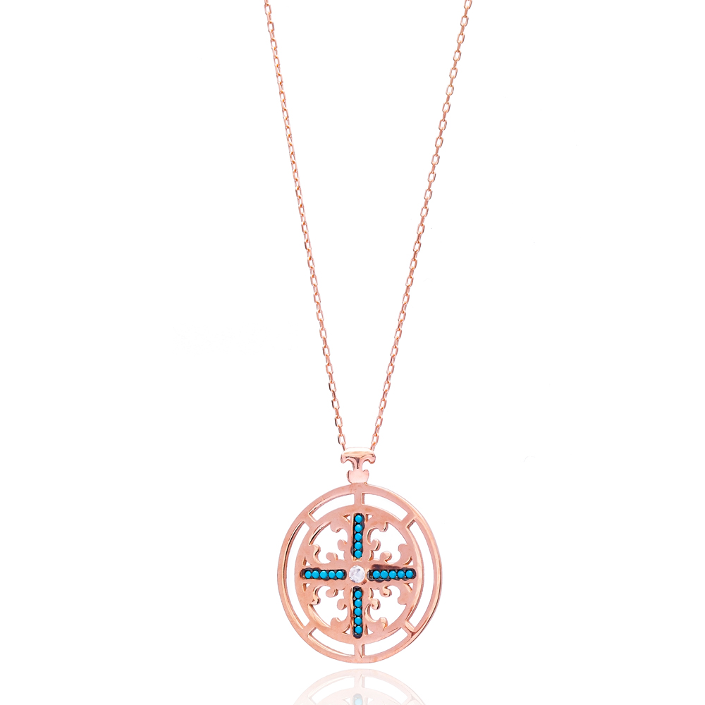 Silver Cross Pendant Turkish Wholesale 925 Sterling Silver