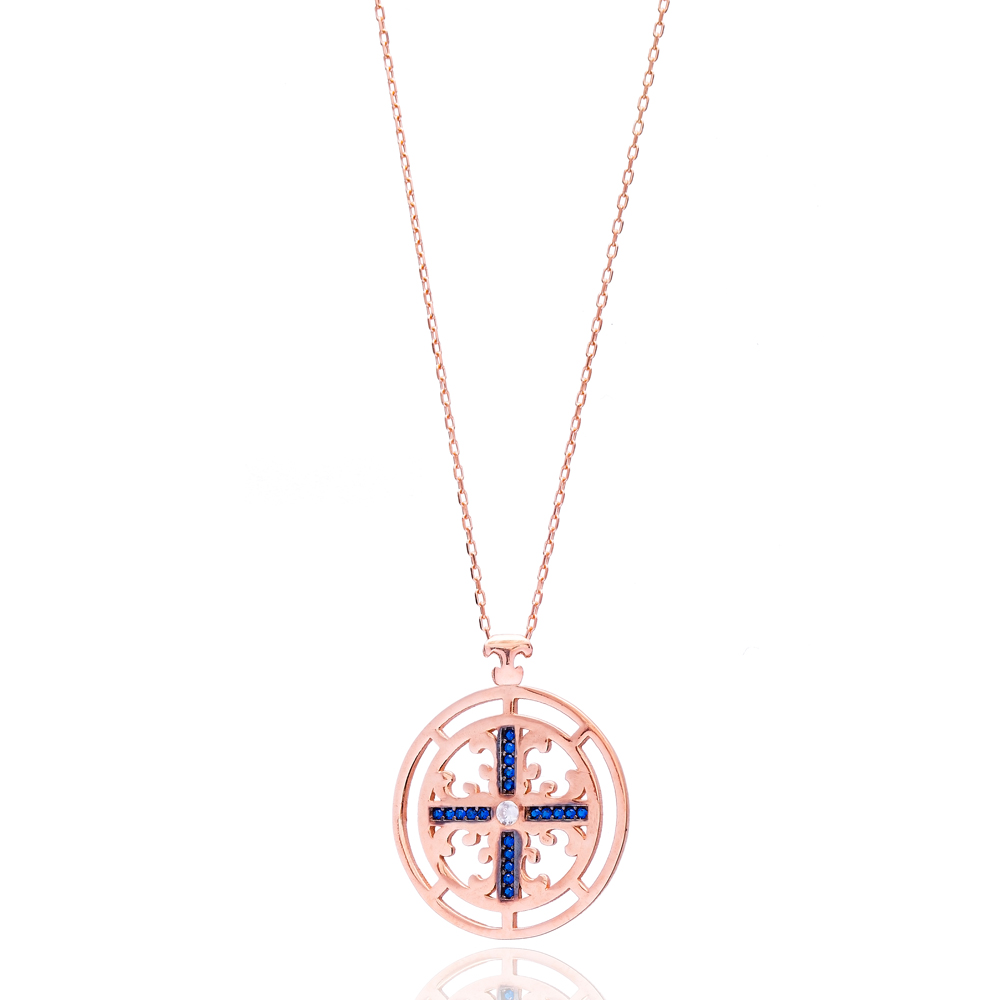 Silver Cross Pendant Turkish Wholesale 925 Sterling Silver