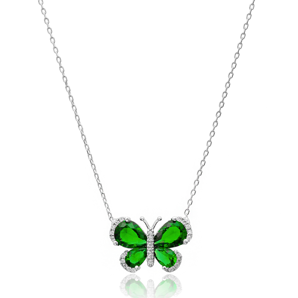 Minimal Butterfly Pendant In Turkish Wholesale 925 Sterling Silver Pendant