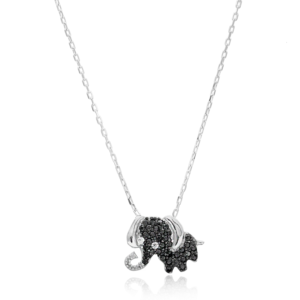 Minimalist Elephant Design Pendant Turkish Wholesale Sterling Silver Jewelry Pendant