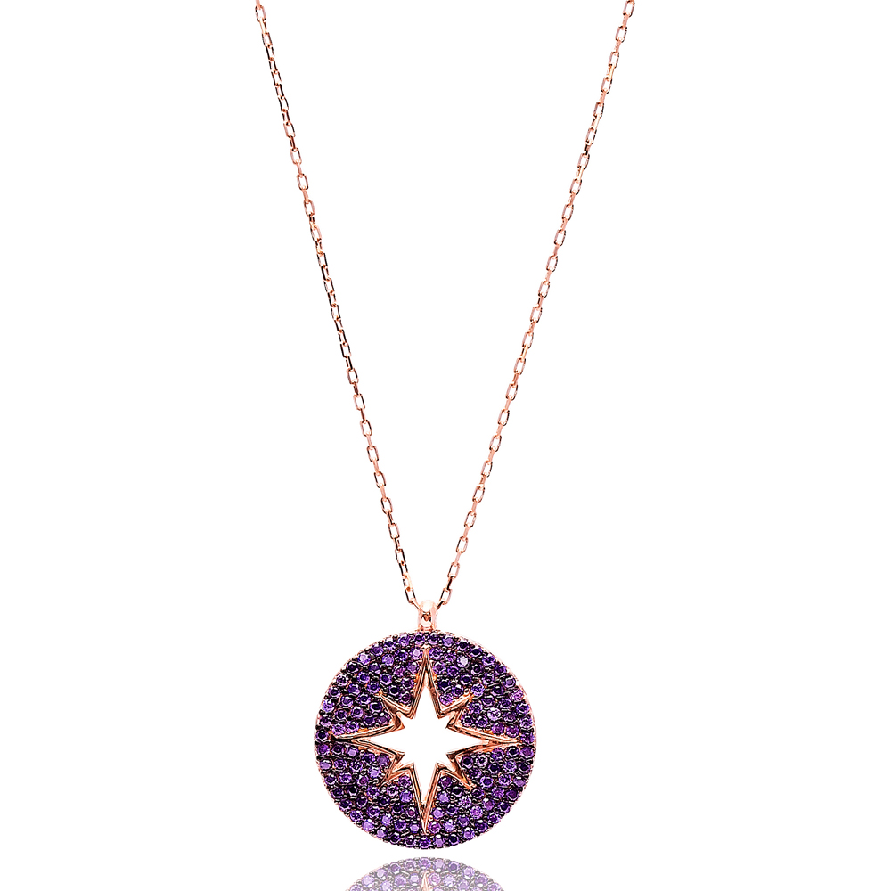 Pole Star Pendant In Turkish Wholesale 925 Sterling Silver