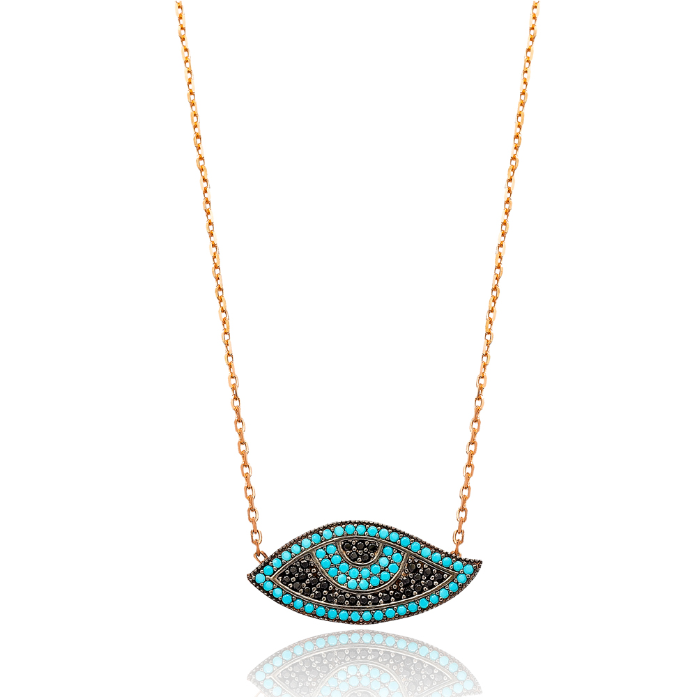 Silver Eye Pendant In Turkish Wholesale 925 Sterling Silver