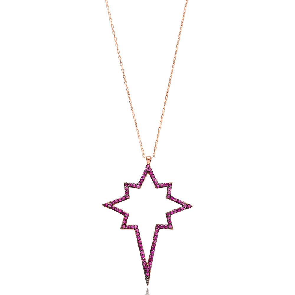 Pole Star Pendant In Turkish Wholesale 925 Sterling Silver