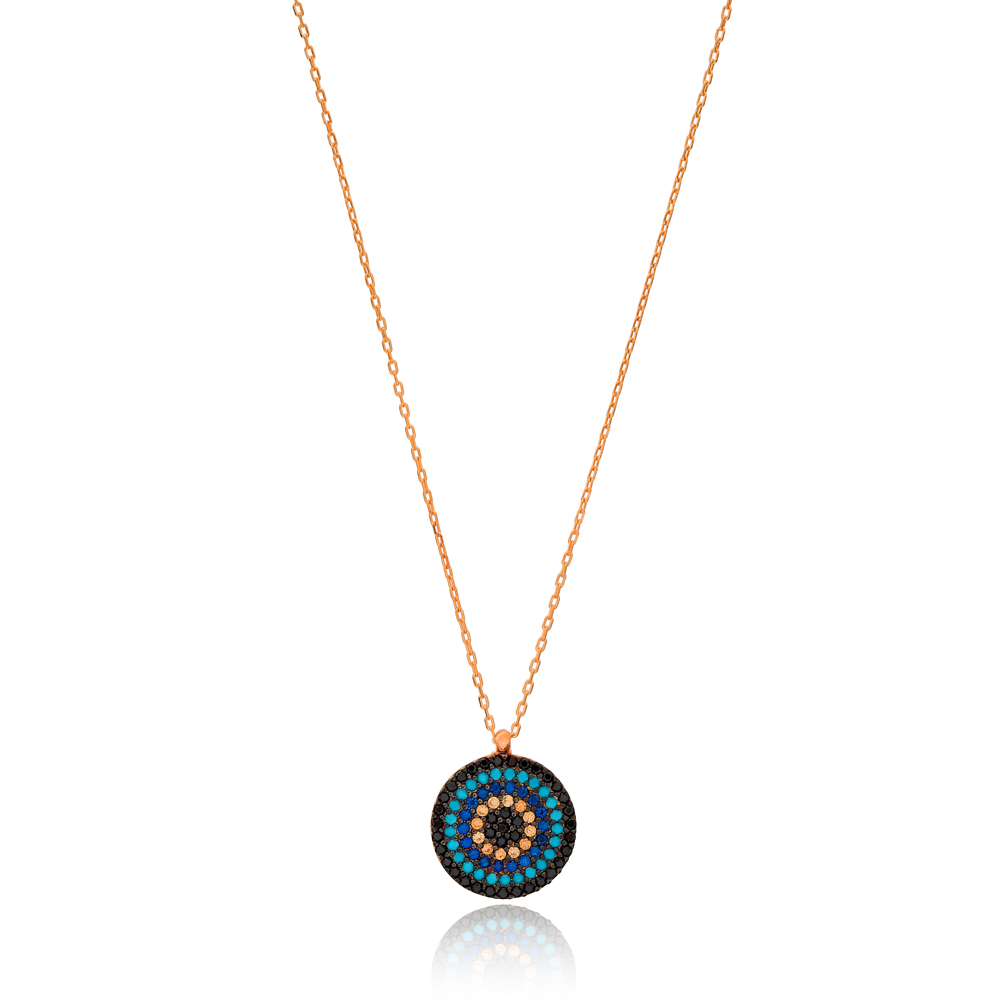 Evil Eye Turkish Wholesale Handmade  925  Sterling Silver  Pendant