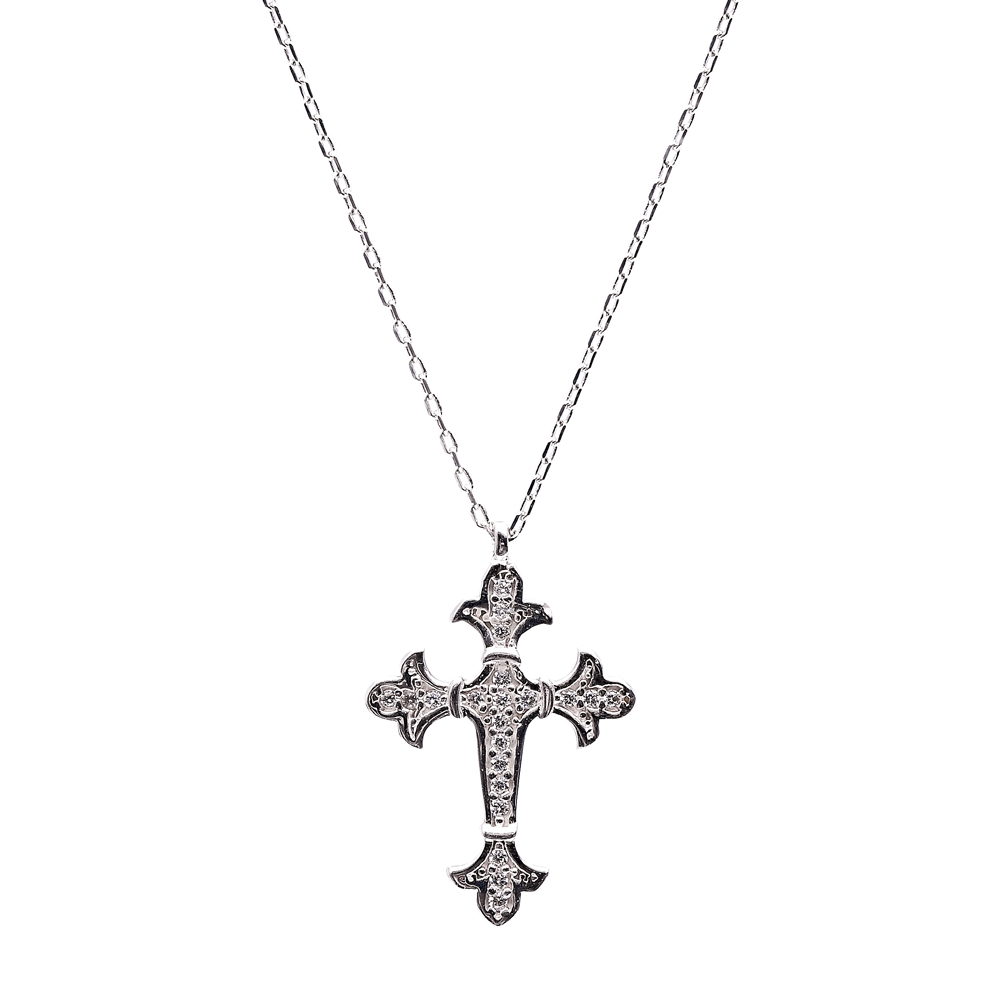 Cross Turkish Wholesale Handcrafted Silver Authentic Cross Pendant