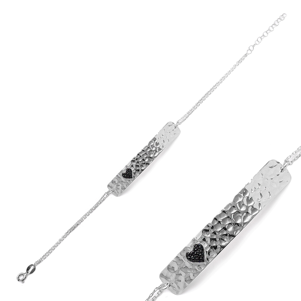 Fashion Hammered Silver Sterling Bracelet Wholesale Handcraft Jewelry