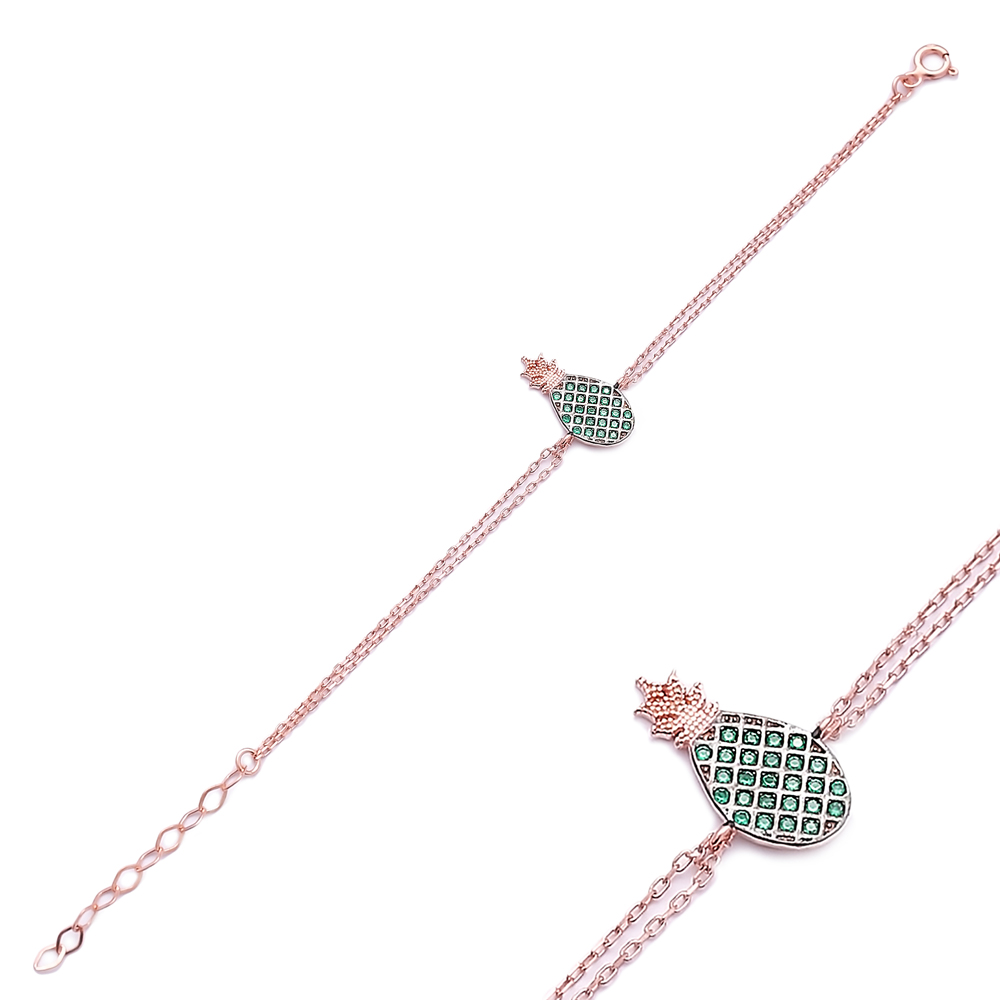 Silver Sterling Pineapple Bracelet Wholesale Handcraft Jewelry