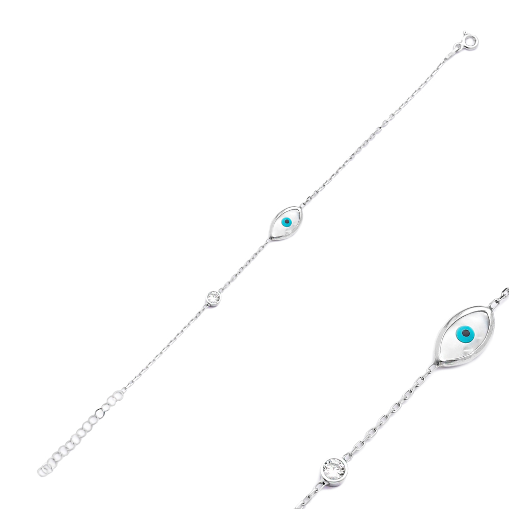 Evil Eye 925 Silver Sterling Wholesale Handcraft Jewelry Bracelet