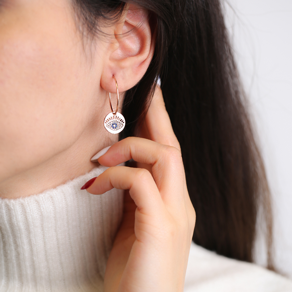 Evil Eye Stud & Hoop Earring Set of 3 – Sterling Forever