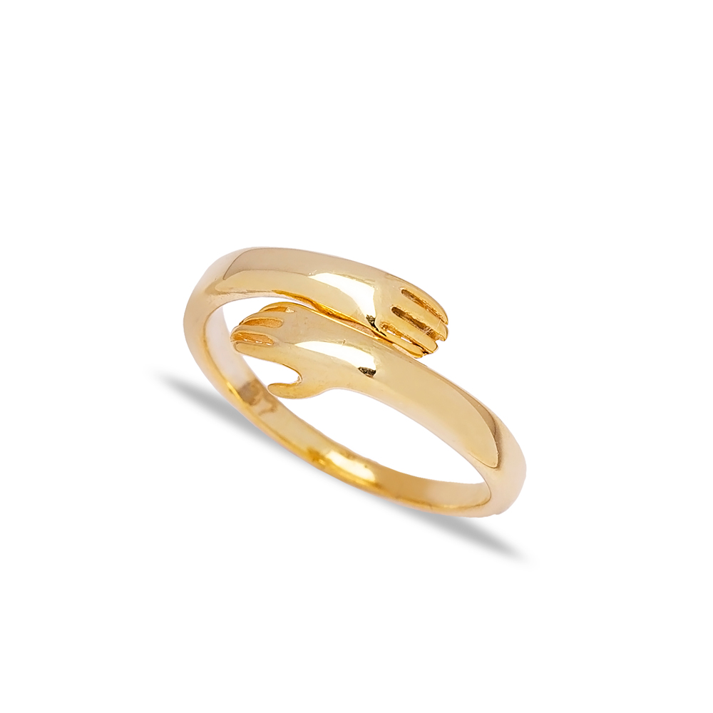 Trendy Hand Design Adjustable Ring Turkish Wholesale 925 Sterling Silver Jewelry