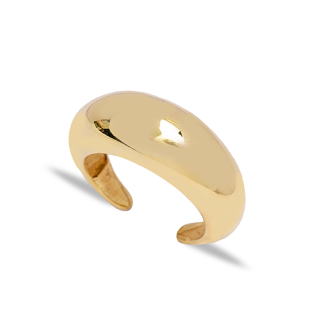 Minimalist Design Adjustable Ring Turkish Wholesale 925 Sterling Silver Jewelry