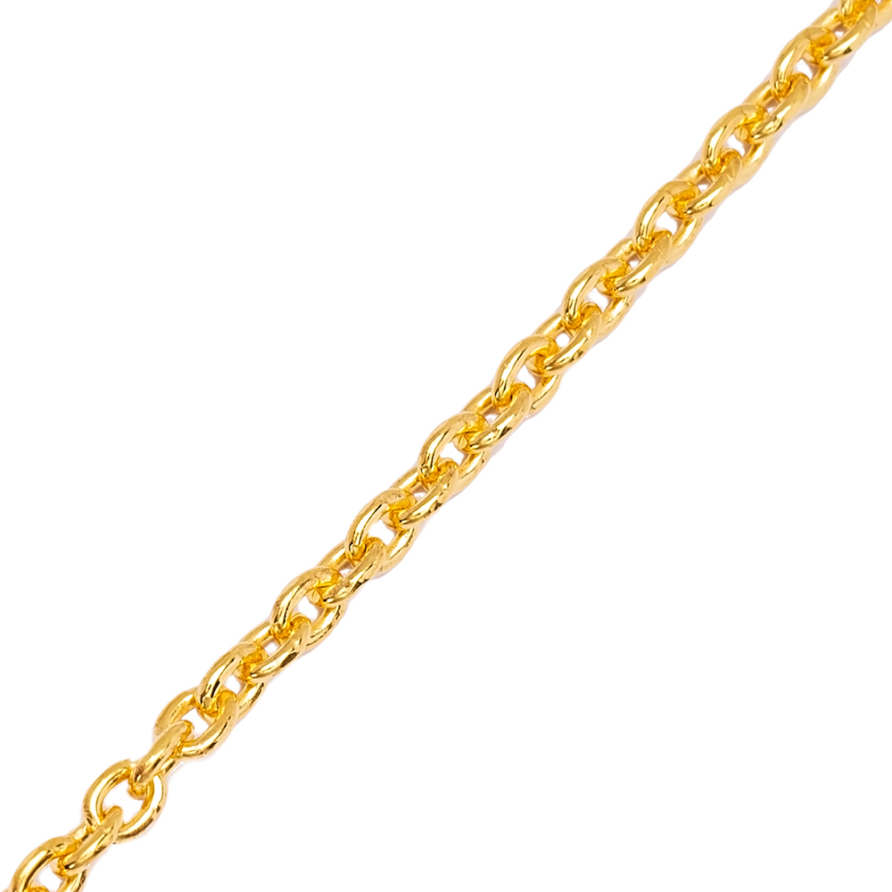 Trendy Link Chain Plain Bracelet Wholesale Turkish 925 Sterling Silver Jewelry