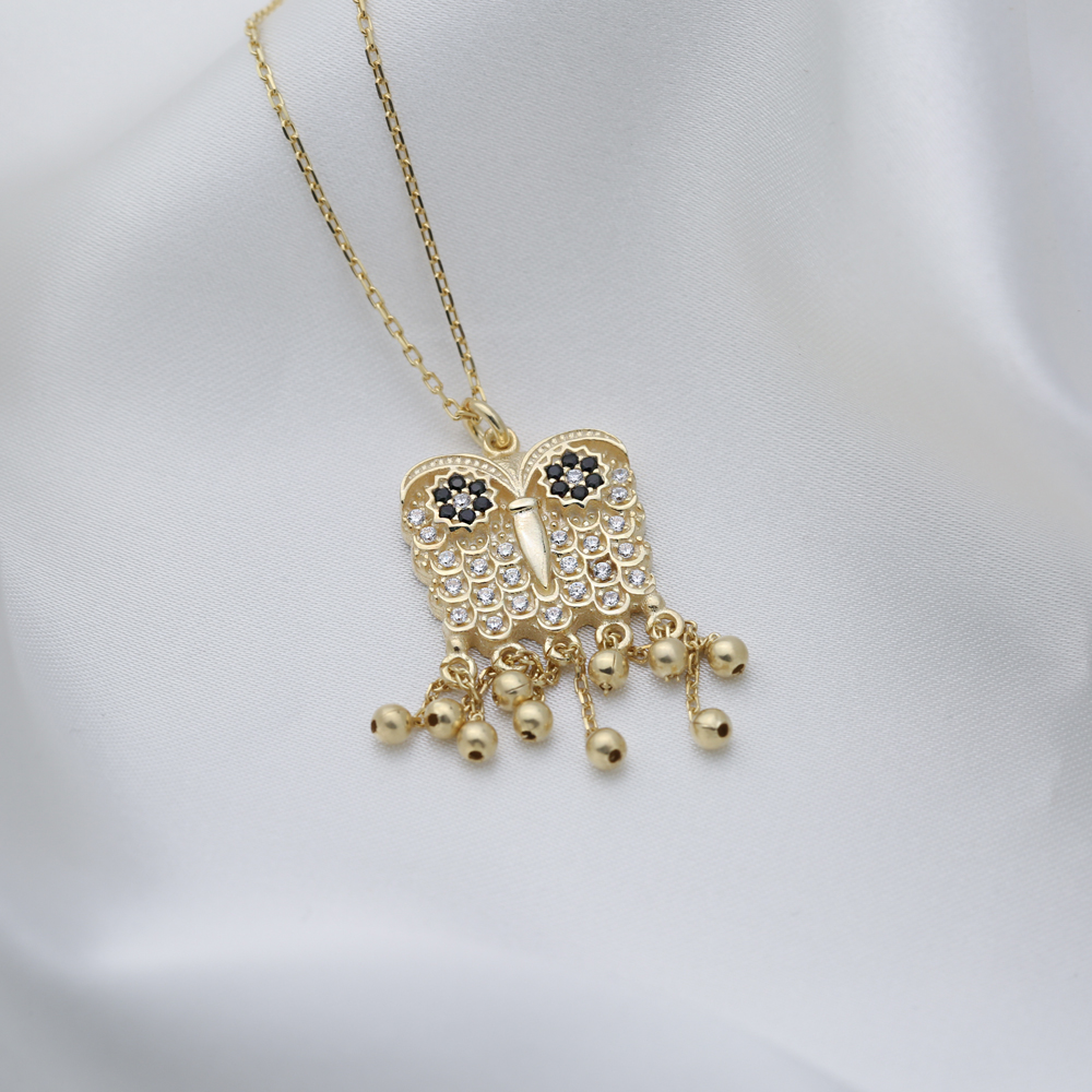 Owl Design Cute Animal Silver Pendant Wholesale Handcrafted Popular Jewellery Designs