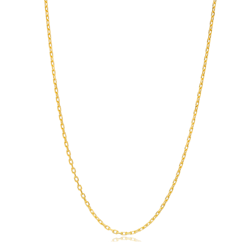 30 Force Gold Plated Chain Silver Necklace