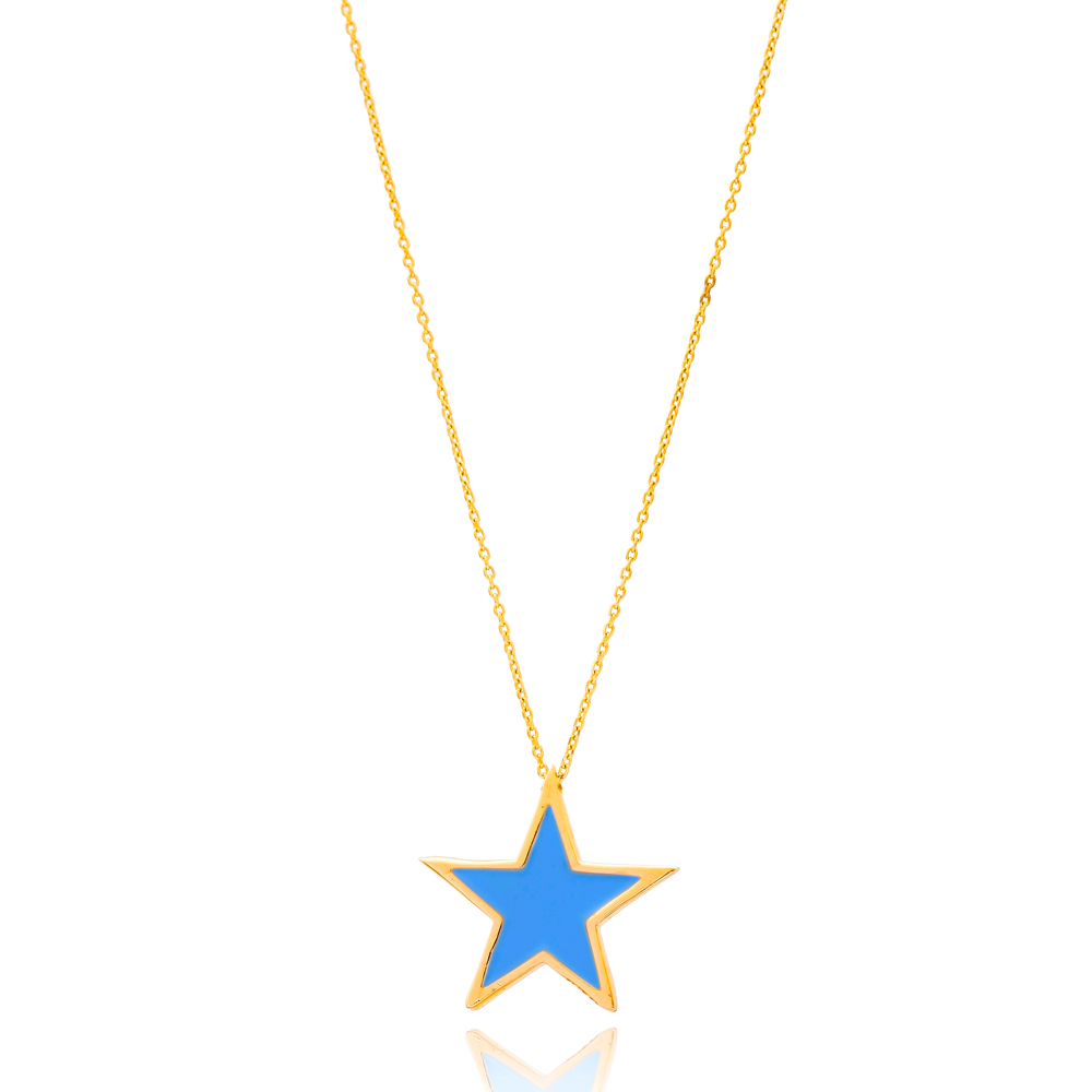 Star Charm Wholesale Handmade Turkish 925 Silver Sterling Necklace
