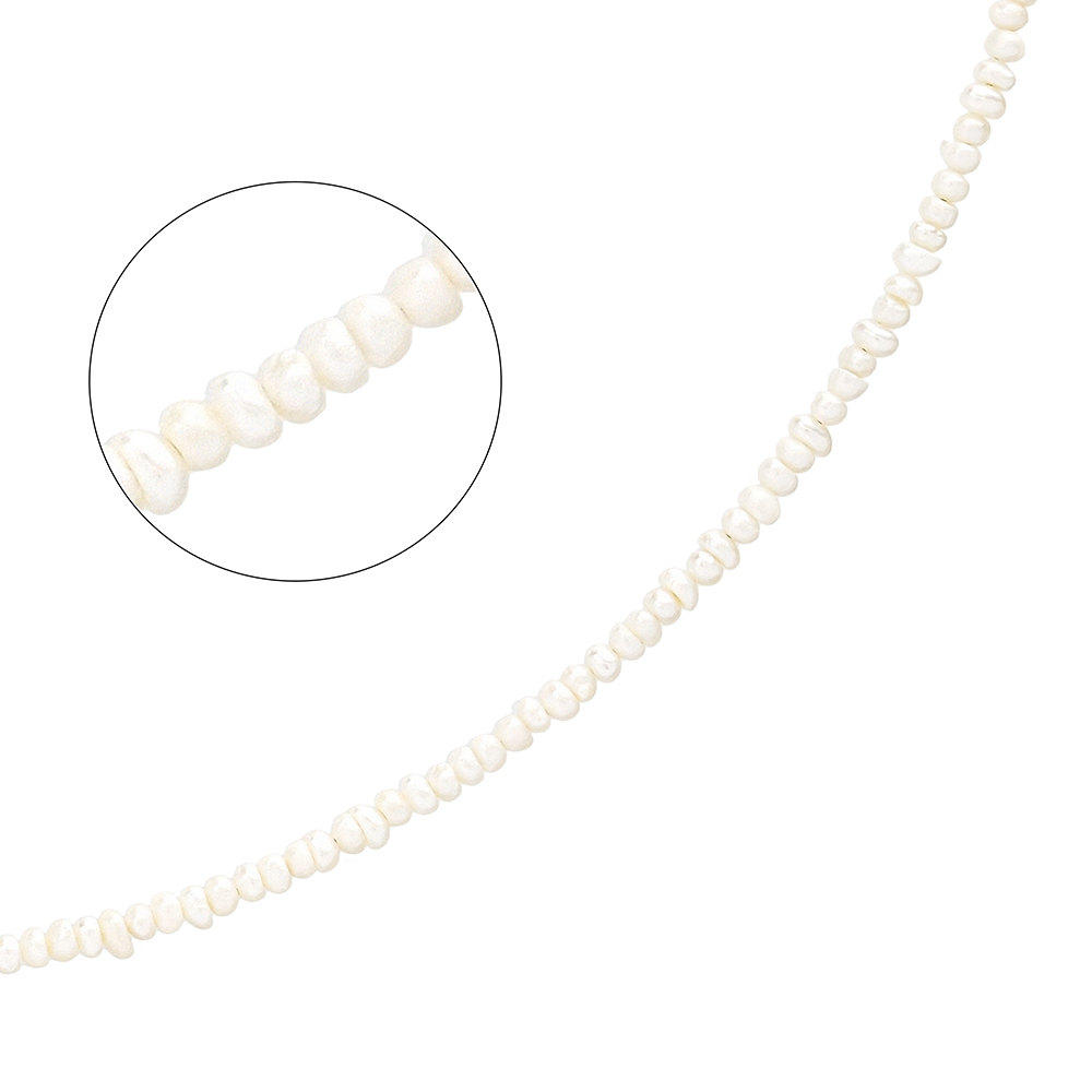 17+3 Cm Mini Pearls Design Charm Bracelet 925 Sterling Silver Jewelry