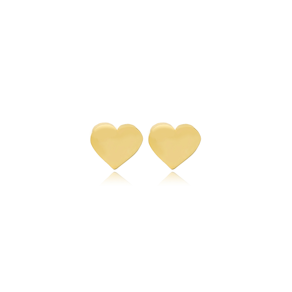 Heart Sterling Silver Stud Earring Wholesale Handcrafted Silver Earring