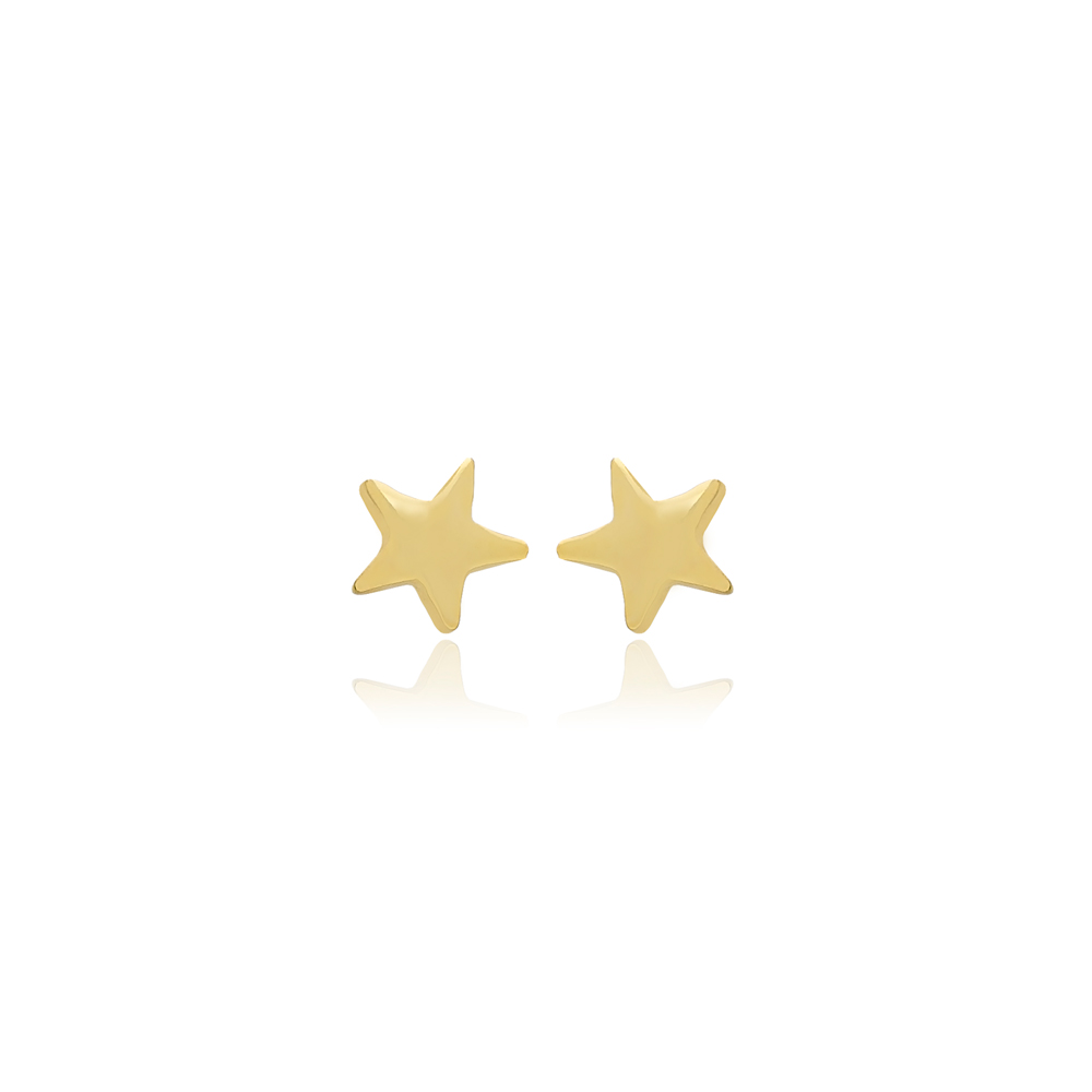 Star Design Sterling Silver Stud Earring Wholesale Handcrafted Silver Earring